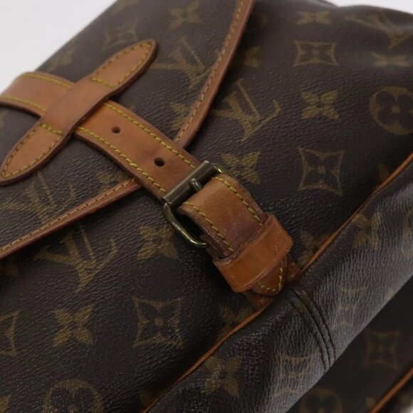 LOUIS VUITTON Monogram Saumur 30 Shoulder Bag M42256 LV Auth 115416 - Picture 13 of 16